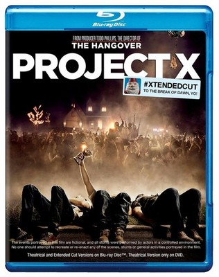 Project X - #Xtendedcut Blu-ray NEW