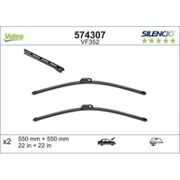 Wischblatt Valeo 574307 Silencio Flat Blade Set FüR Mercedes Benz Mercedes Benz