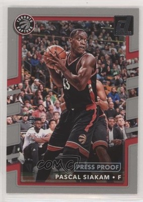 2017-18 Panini Donruss Press Proof Silver 81/299 Pascal Siakam #139 04u1
