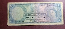 Fiji 5 Shillings 1964 C12