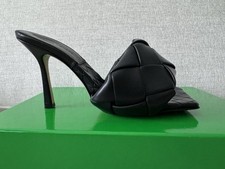 Bottega Venetia Black Lido Sandal Size 37.5