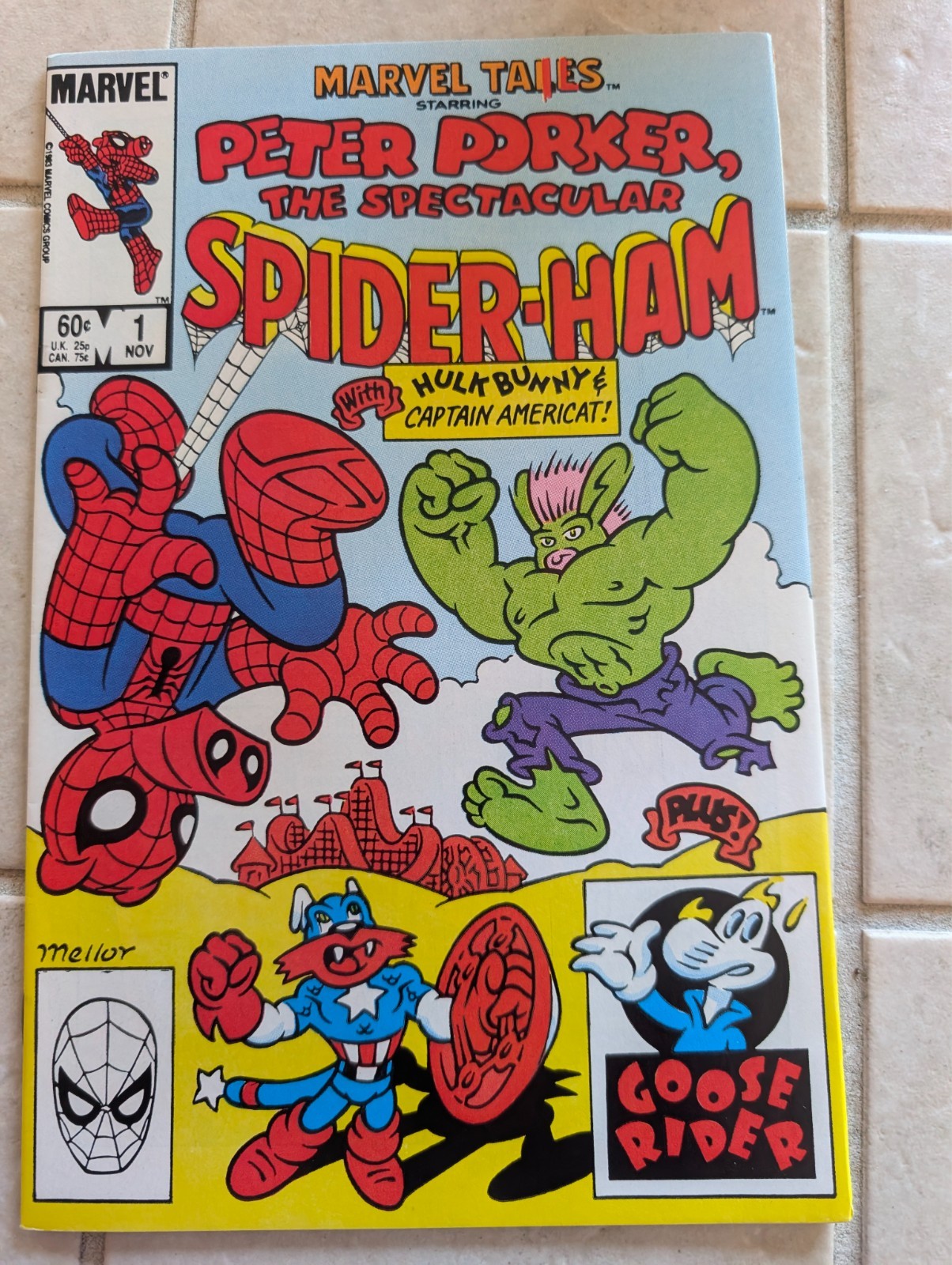 Marvel Tails #1 1983 1st Spider-Ham Peter Porker Captain Americat Key VF/NM