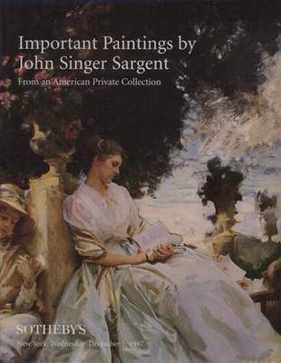 Sothebys 1997 Important Paintings by John  Singer Sargent