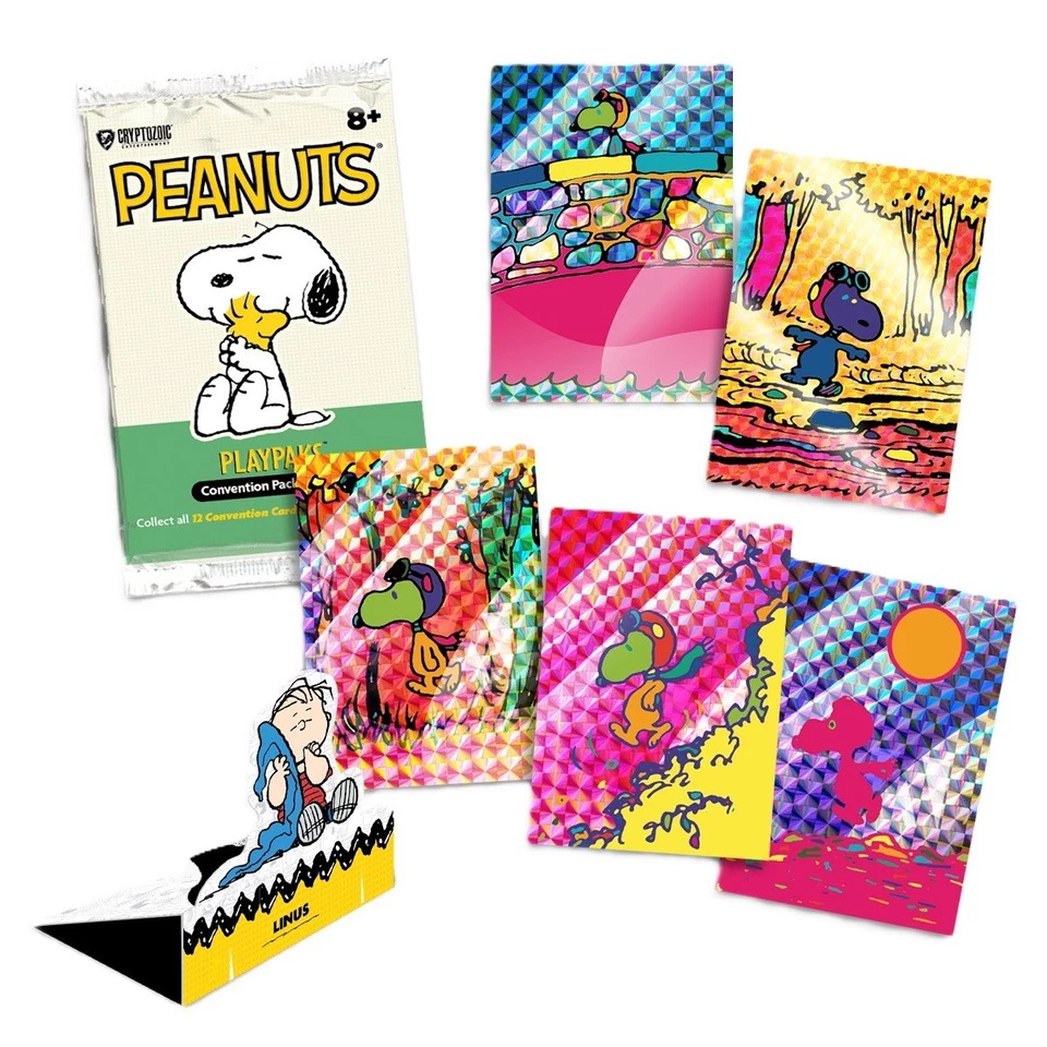 SDCC 2025 Exclusive Cryptozoic PEANUTS Playpak Convention Packs 1 and 2 RARE NEW - Image 2 of 3