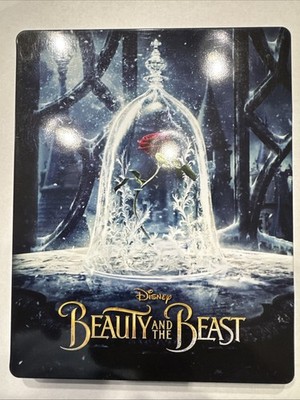 Beauty and the Beast Steelbook Blu-ray+ DVD Minor Dent and Surface Scratches