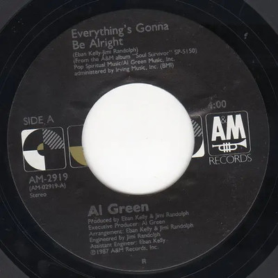 Al Green Everythings Gonna Be Alright / So Real To Me Vinyl Single 7inch