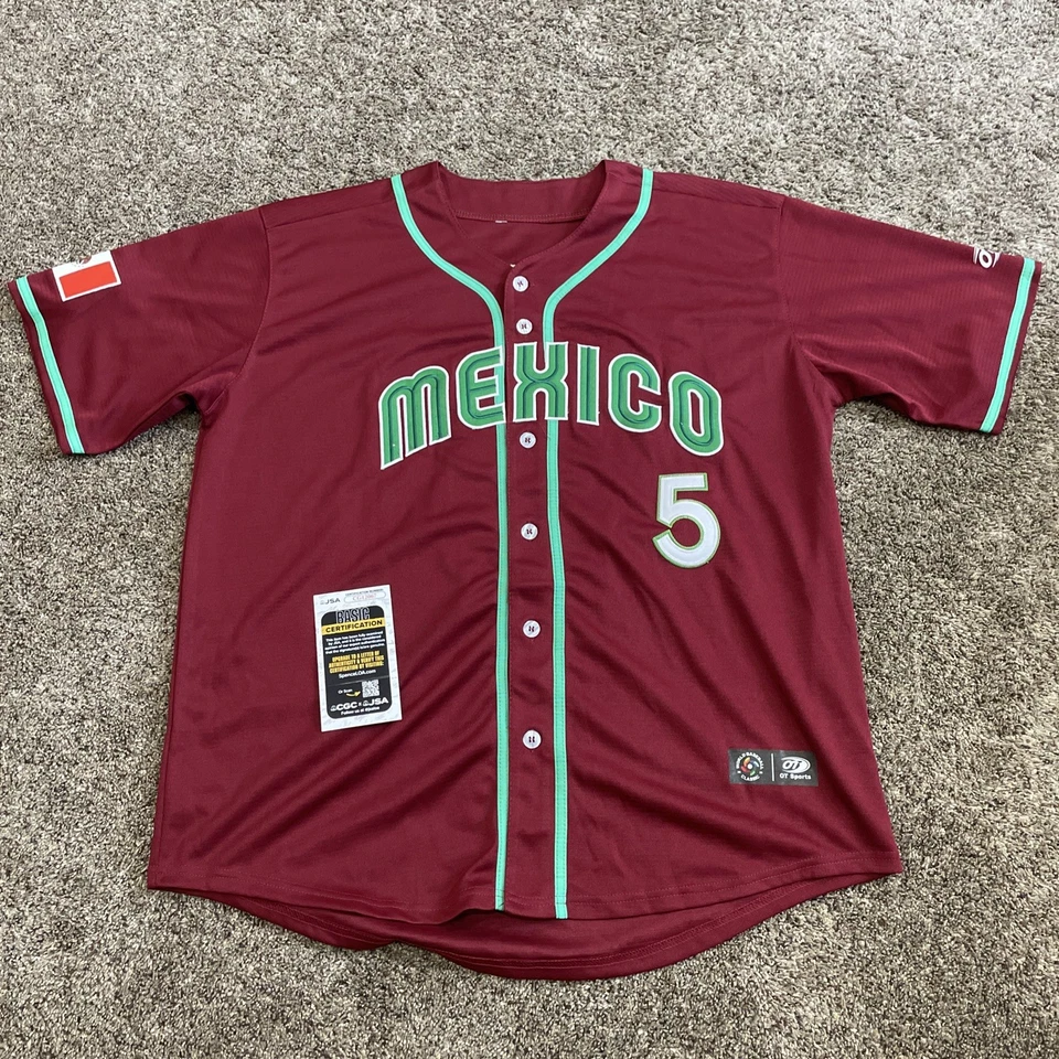 Alek Thomas Signed Mexico WBC Jersey ARIZONA DIAMONDBACKS JSA Authentic  - Image 2 of 4