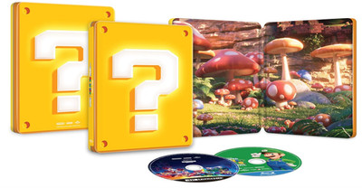 The Super Mario Bros. Movie 4K Ultra HD+Blu-ray+Steelbook Question Block Japan