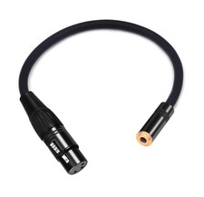 Devinal XLR to 3.5mm TRS Adapter Cable, Female 1/8"