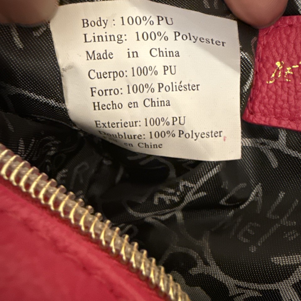Sac à Main Betsey Johnson Cœur Matelassé Rose Hot Avec Nœud - Occasion, Petit Format, Simili Cuir