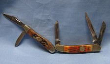 LOT OF 2 FOLDING POCKET KNIFES - 1 IS STEEL WARRIOR