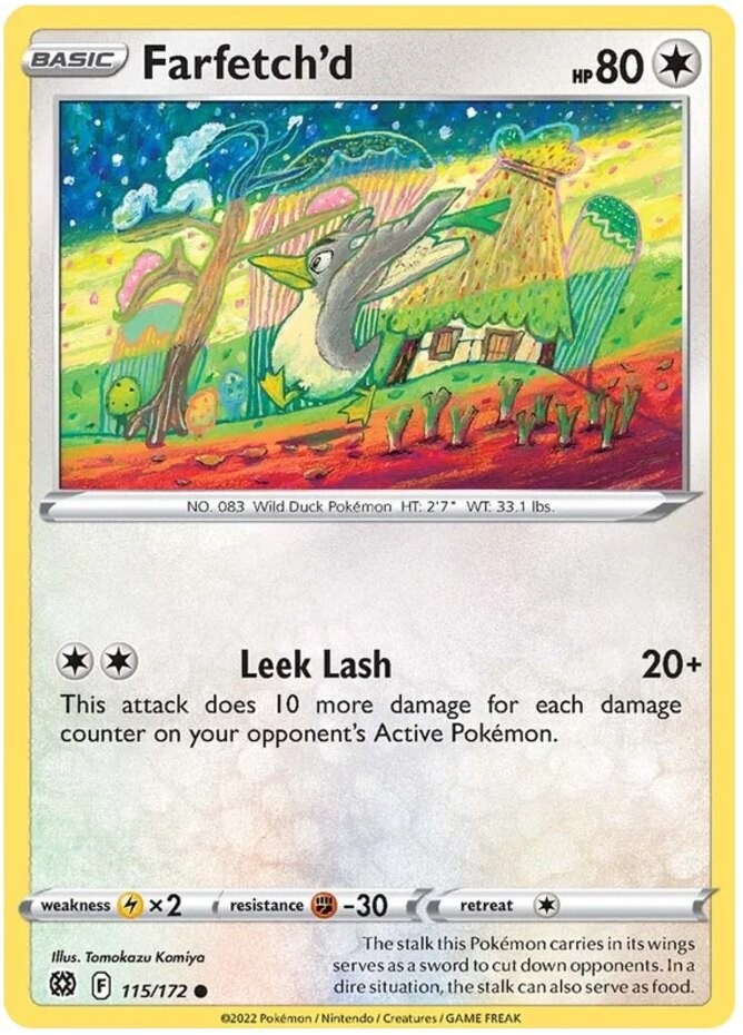 Farfetch'd - 115/172 - Common - Heavily Played