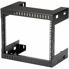 StarTech 8U Open Frame Wallmount Equipment Ra...