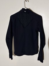 Kyodan Black Zip-Up Active Jacket Size S