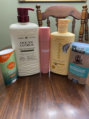 Assorted Old Spice Ocean Citrus Body Wash + Secret Antiperspirant Deodorant Set