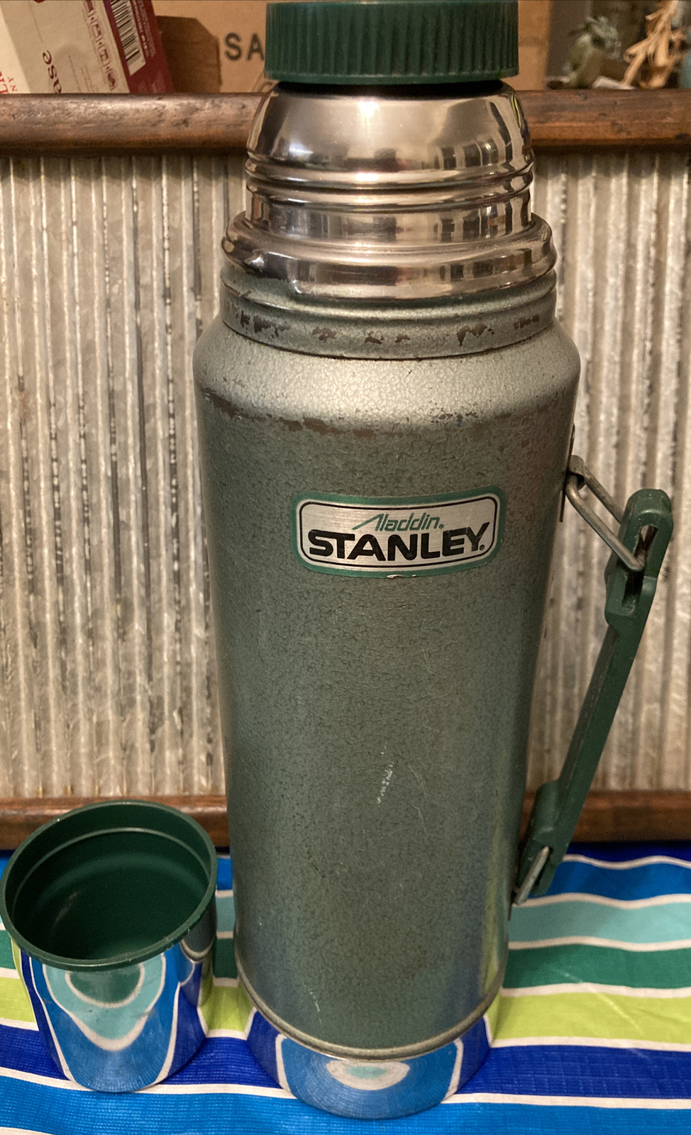 Vintage ALADDIN STANLEY 1 QUART THERMOS A944DH 1989 MADE IN U.S.A