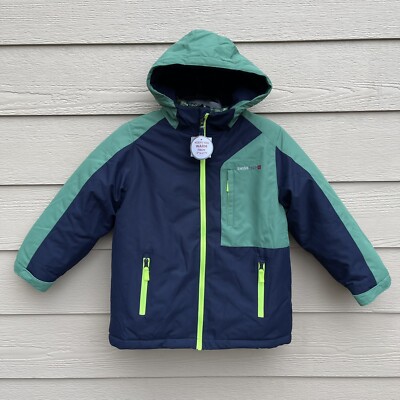 Swiss Tech Boys Reversible in System Jacket NAVY Morpho Hood