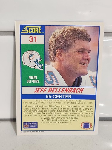 1990 Score Football Complete your set!  Card numbers 1 to 170 - Bild 59 von 337