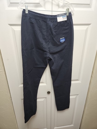 NAUTICA Boys Uniform Tapered-Fit Stretch Joggers with Reinforced Knees XL 18-20 - Picture 6 of 6
