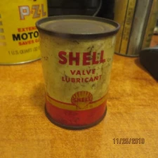 VINTAGE - SHELL VALVE  LUBRICANT  4FL OZ  FULL CAN