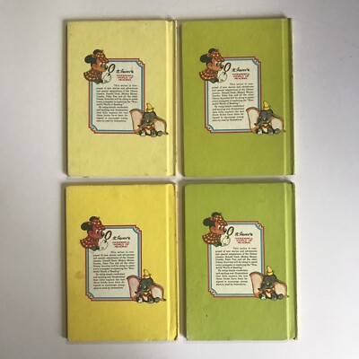 ワンダフルワールド Vintage Lot of 4 Disney 1st Edition Wonderful World Matte