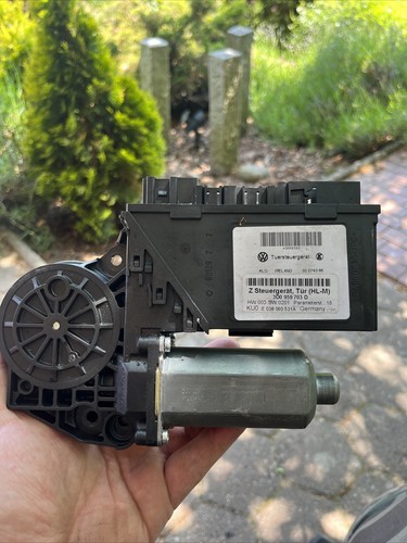 el. Fensterhebermotor hinten links VW Phaeton 3D0959703D Steuergerät #K1