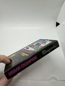 Urban Champion NINTENDO NES Complete CIB Gloss Sticker Hangtab 5 Screw Nice!