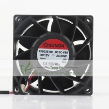 PF80381B1-D12C-F99 DC12V 2.0A 24W 8038 80x80x38 Axial 3wire Original Cooling Fan
