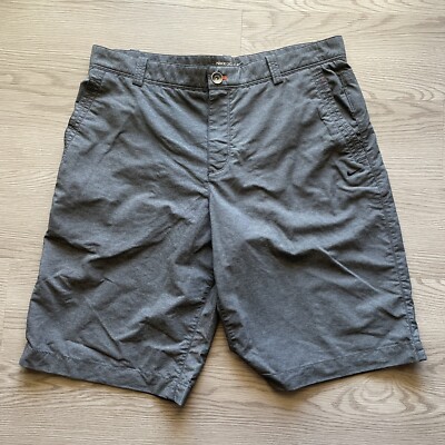 Men's Nike Golf Sport Dri Fit Golfing Casual Active Grey Orange