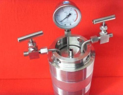 Hydrothermal synthesis Autoclave Reactor vessel + inlet outlet gauge 500ml 6Mpa - Picture 1 of 1