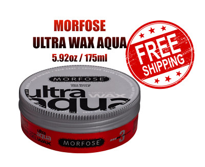 MORFOSE Ossion Ultra Aqua Strong Hair Gel  Wax Locks Braids Twists 175ml (RED)