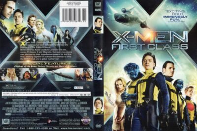 X-Men First Class DVD With Slipcase 2011 Fox Studios Marvel Comics