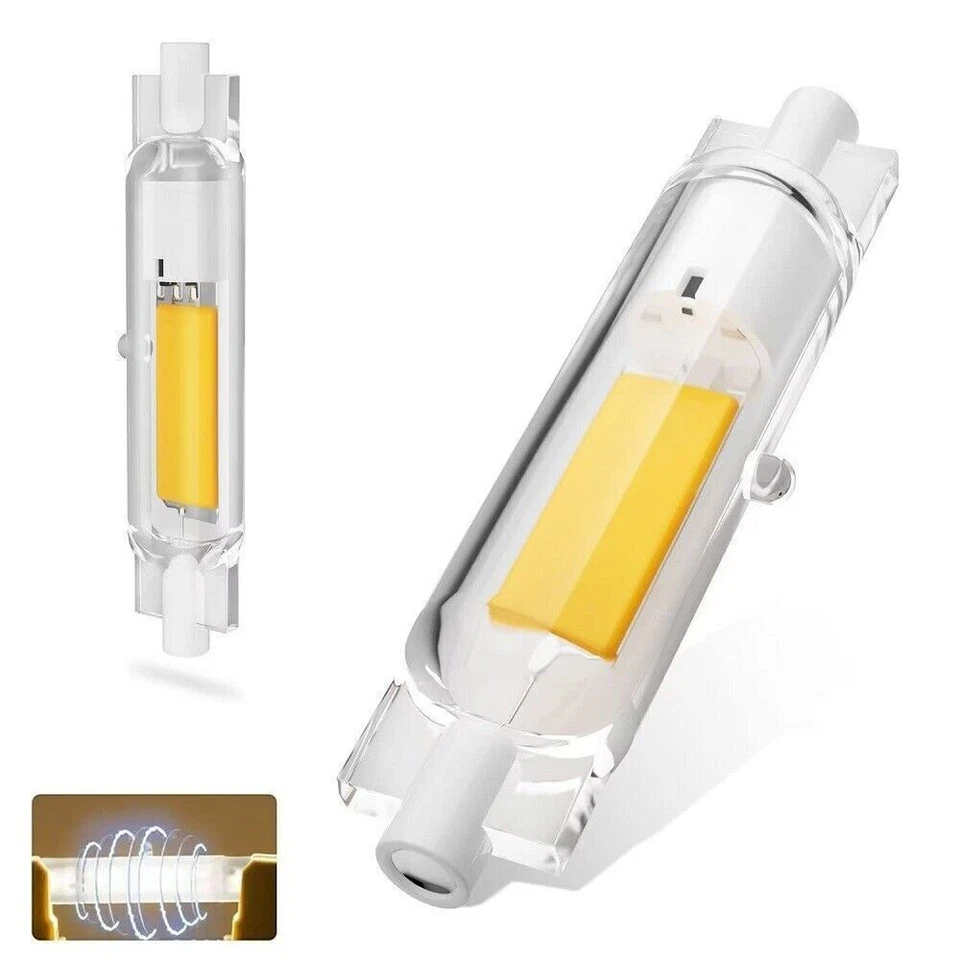 R7S 78mm 15W 118mm 30W LED COB Bulb  Glas Lampe Dimmbar Ersetzen SE Halogen Tube - Bild 3 von 4