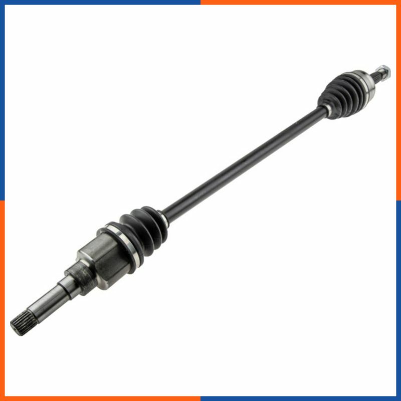 Demi-arbre de transmission droit en acier forgé PE3366 pour auto Peugeot