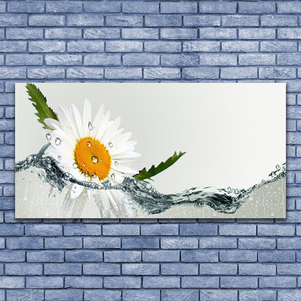 Art Marguerite Eau tableau impression sur toile premium de grand format 140x70