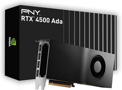 PNY NVIDIA RTX 4500 Ada Generation 24GB GDDR6 PCI Express 4.0 VCNRTX4500ADA-PB