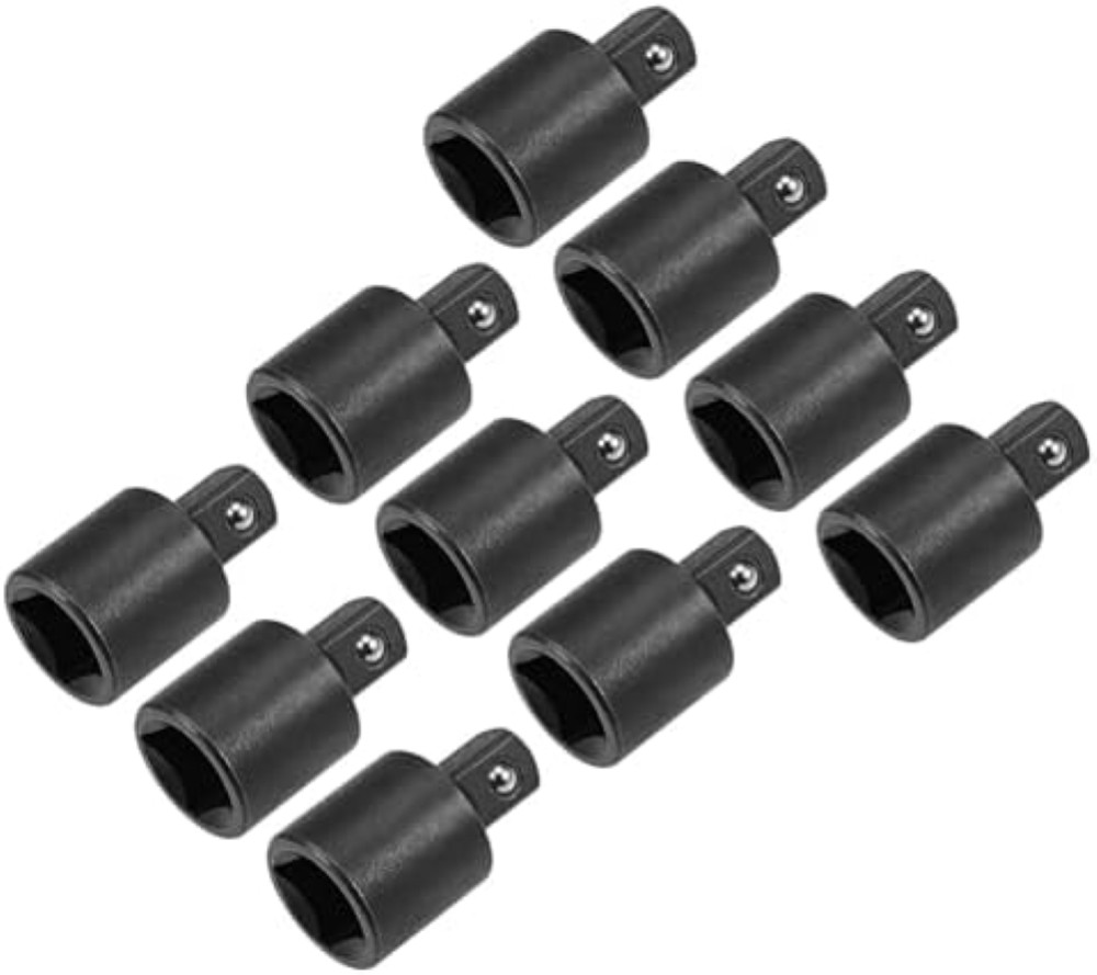 QUARKZMAN 10pz Riduttori per Bussole 1/2" a 3/8" - Acciaio Professionale