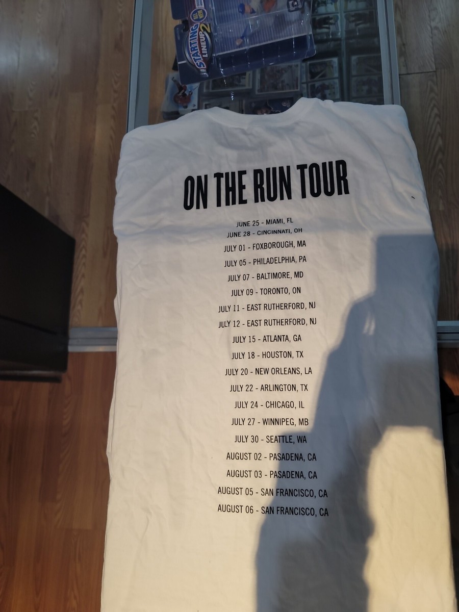 beyonce×JAYZ /on the run tour Tシャツ JAYZ BEYONCE ON THE RUN TOUR TEE ジェイZ ビヨンセ raptee