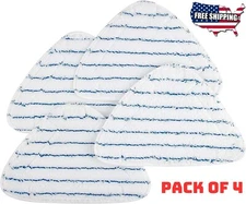 Replacement Steam Mop Pads for ST405 Series Pack of 4, Microfiber Cleaning Pads