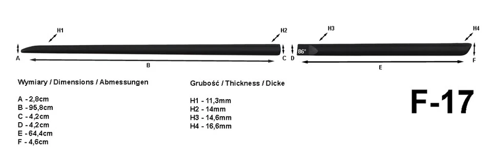 Seitenschutzleisten schwarz passend für Suzuki SX4 II S-Cross 2.Gen. ab 11.2021- - Bild 3 von 4