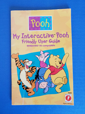 My Interactive Pooh (Mattel Media 1998) User Guide only, FREE Shipping!