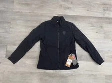 Rossignol Opside Jacket Ski Winter Zip up Black Woman Size Medium