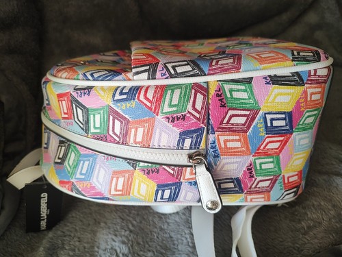 NEW Karl Lagerfeld Style Maybelle LH2K48CJ Adorable Backpack Reg $198.00 - Picture 7 of 12