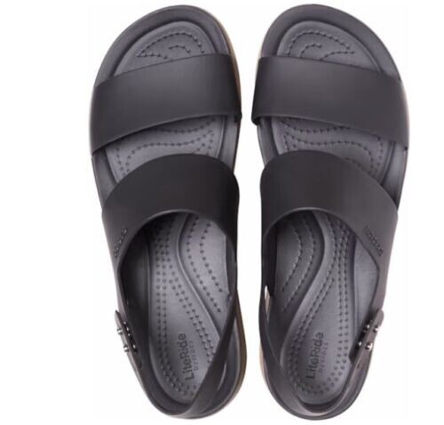 ★CROCS★ Women's Brooklyn Low Wedge BKM 24SWSD206453 24SWSD Amazon.com | Crocs Brooklyn Low Wedge Latte/Mushroom 3 M