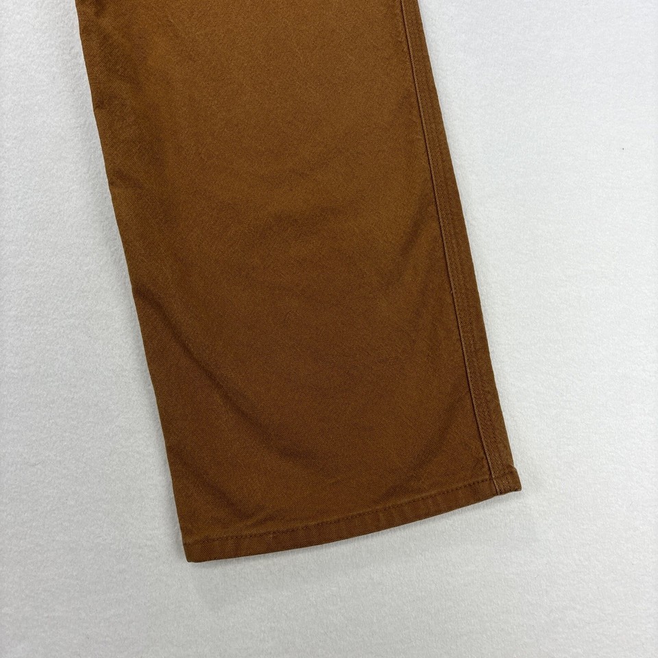 Carhartt Men’s Carpenter Pants 38x29 Relaxed Fit Duck Brown 103279 211