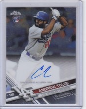 Andrew Toles 2017 Topps Chrome Auto Rookie RA-AT