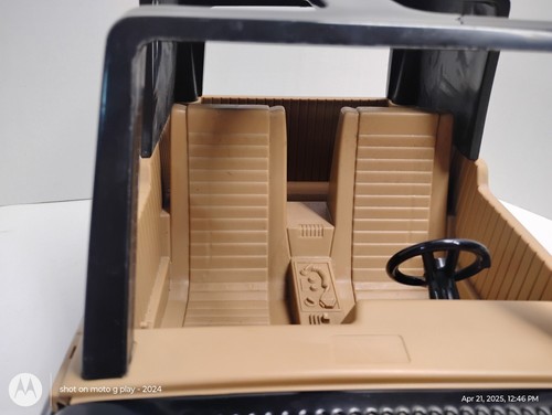 Vintage 1979 17" Tonka Bronco Toy Truck MR-970 Jeep Black Gold Pressed steel USA - Picture 11 of 13