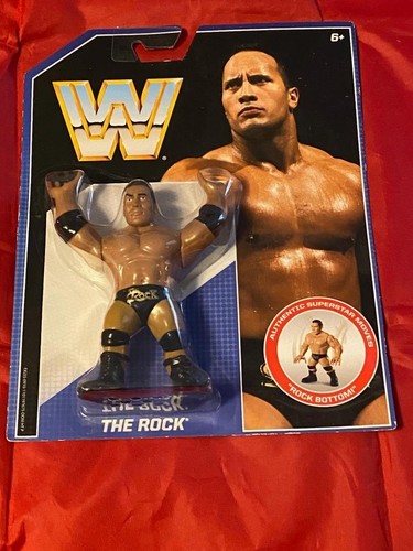 THE ROCK RETRO APP WWE SEALED NEW FIGURE WRESTLING...