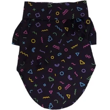 Doggie Design Hawaiian Camp Shirt - Geometric Retro