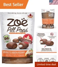 Easily Conceal Medication with Zoë's All-Natural Chicken Pill Pops for Dogs